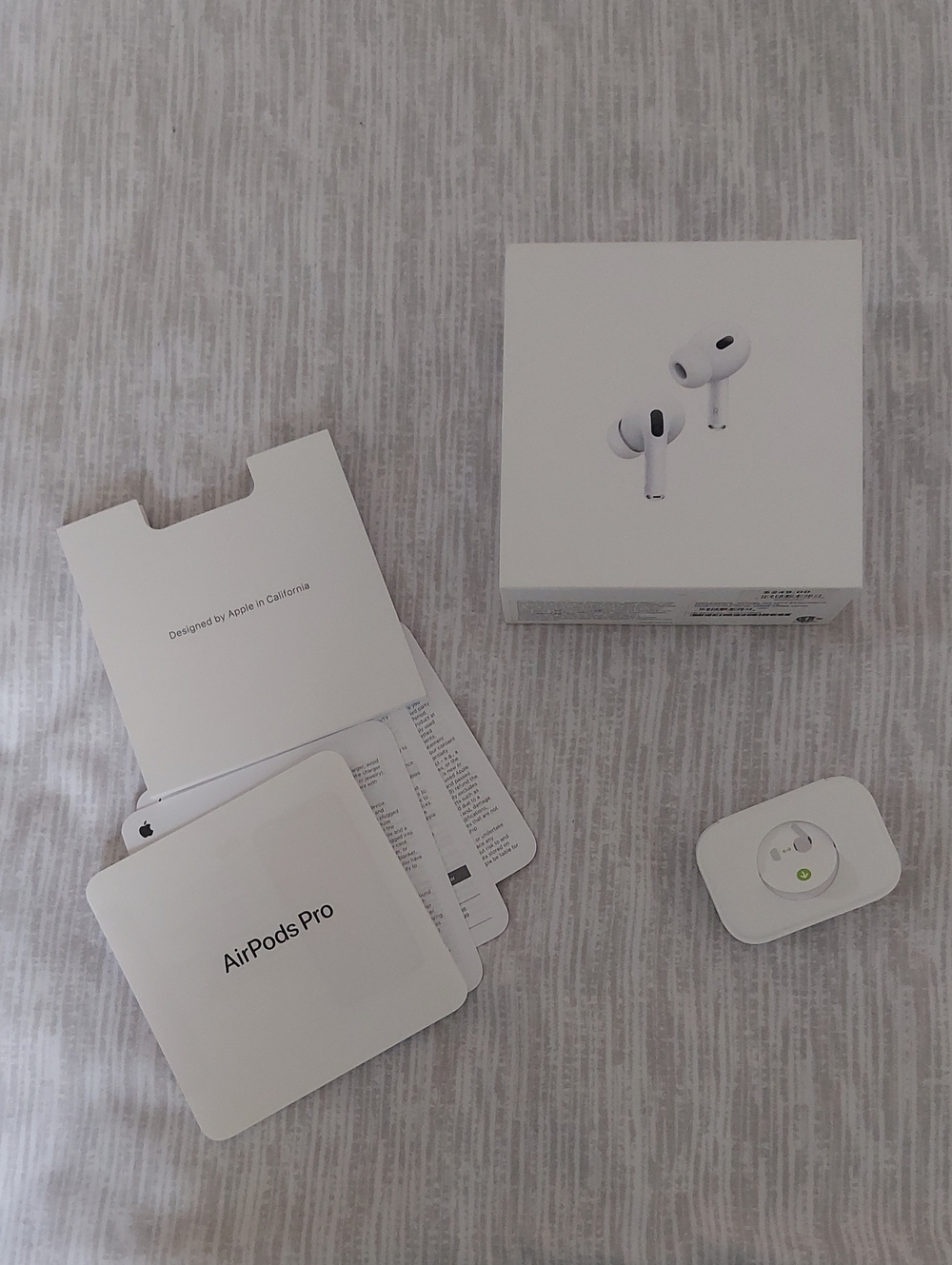 Empty Box Apple AirPods Pro White Packaging and Inserts 2nd Generation
